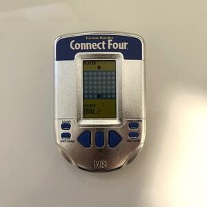 Hasbro Connect‎ Four Electronic Handheld Game MB 2002 Portable Travel Fun Works
